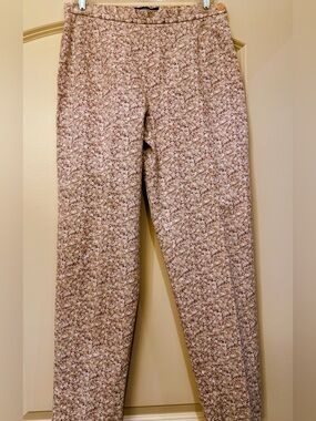 Philippe Adec Floral Print Crop Pants Size 6